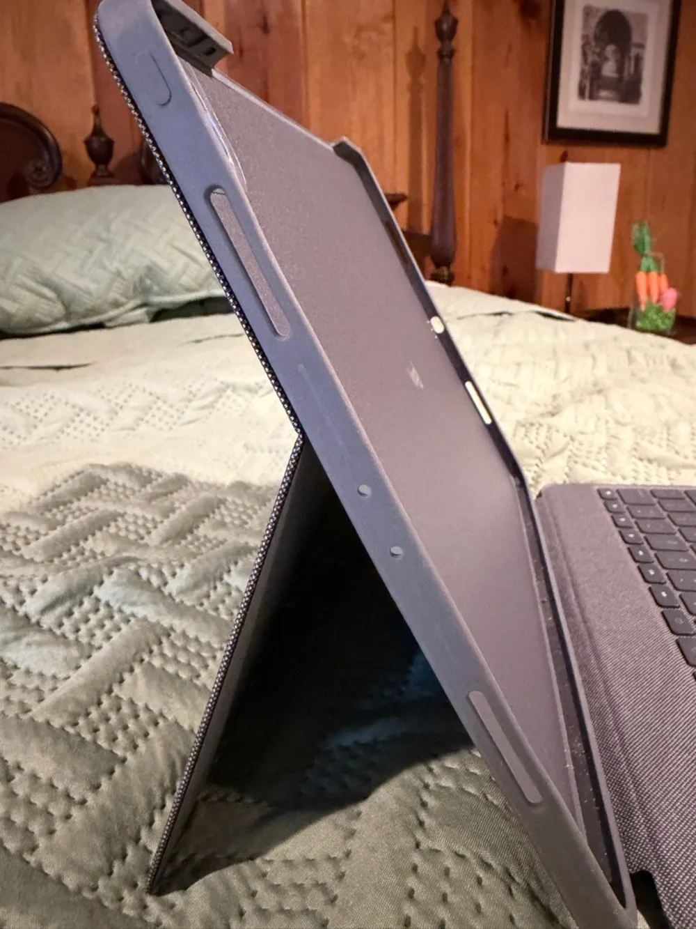 Logitech Dark Gray Wireless Keyboard Case with Trackpad